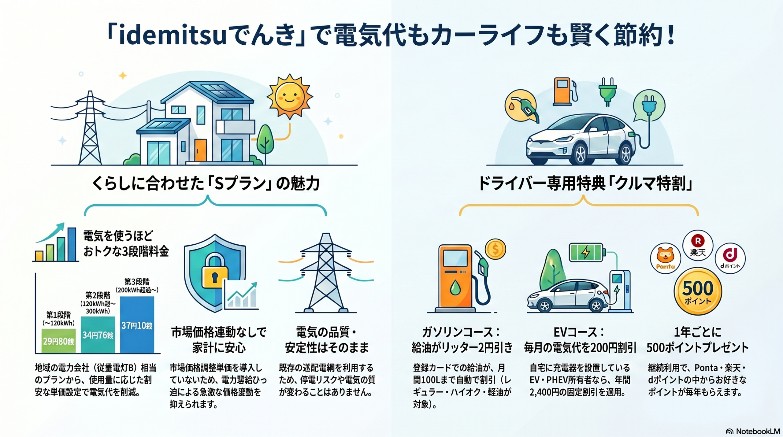 idemitsuでんきのインフォグラフィック
